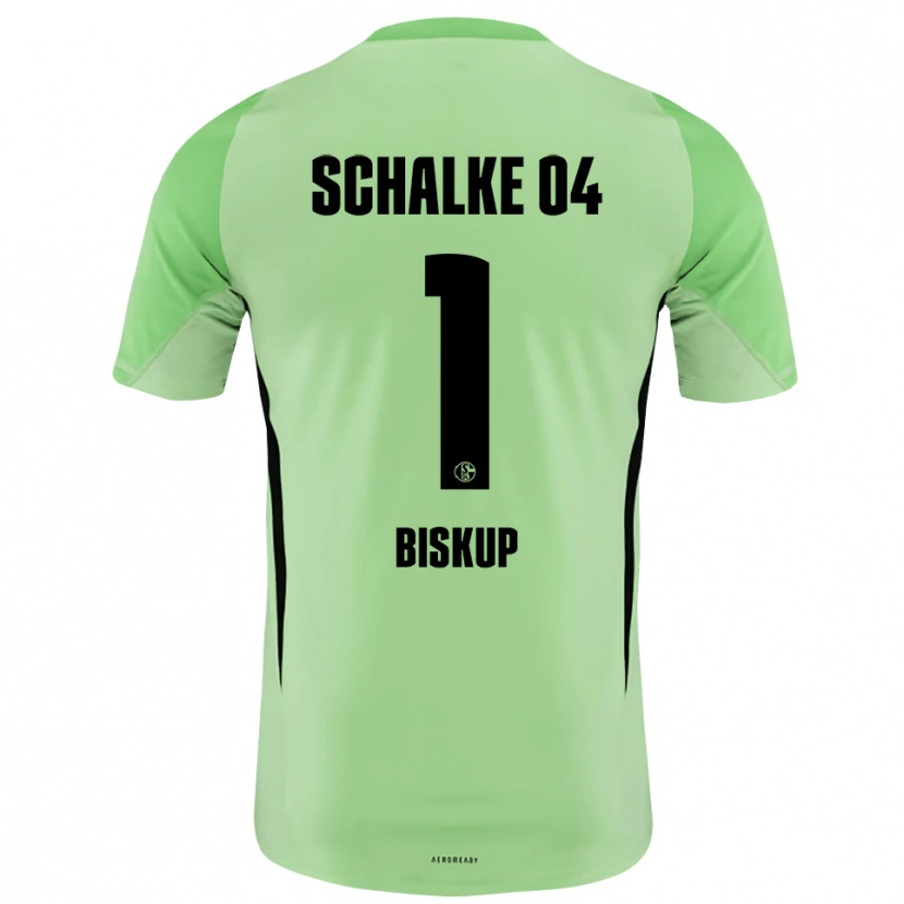 Danxen Uomo Marcell Biskup #1 Maglia Gara Portiere Verde Chiaro Nero 2025/26 Maglietta