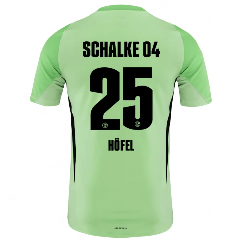Danxen Uomo Luca Höfel #25 Maglia Gara Portiere Verde Chiaro Nero 2025/26 Maglietta