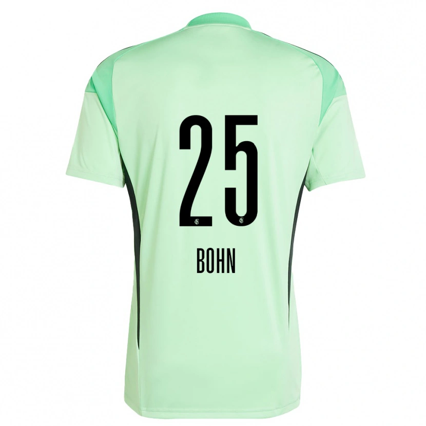 Danxen Uomo Etienne Bohn #25 Maglia Gara Portiere Verde Chiaro Nero 2025/26 Maglietta