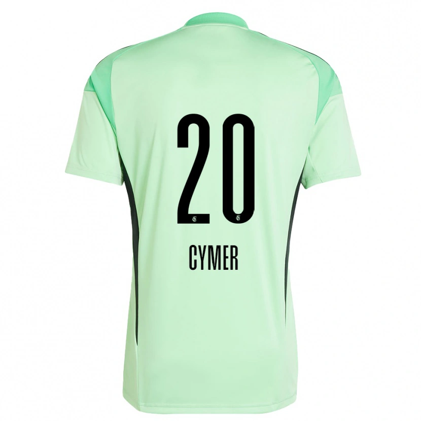 Danxen Uomo Ricco Cymer #20 Maglia Gara Portiere Verde Chiaro Nero 2025/26 Maglietta