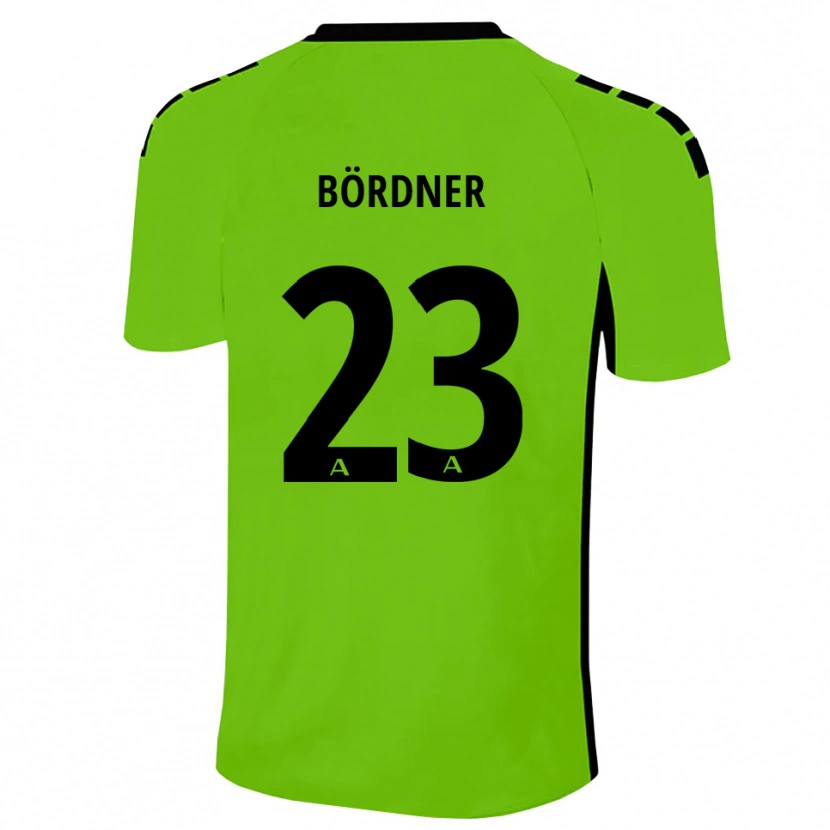 Danxen Uomo Elias Bördner #23 Maglia Gara Portiere Verde Erba Nero 2025/26 Maglietta
