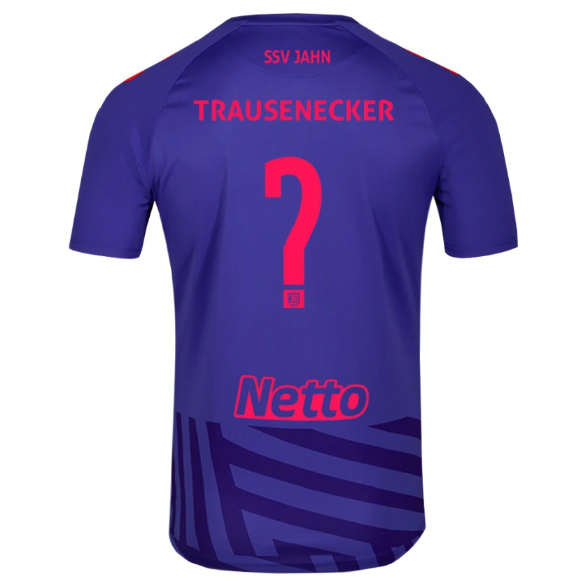 Danxen Uomo Bastian Trausenecker #0 Maglia Gara Portiere Blu Reale Rosso 2025/26 Maglietta