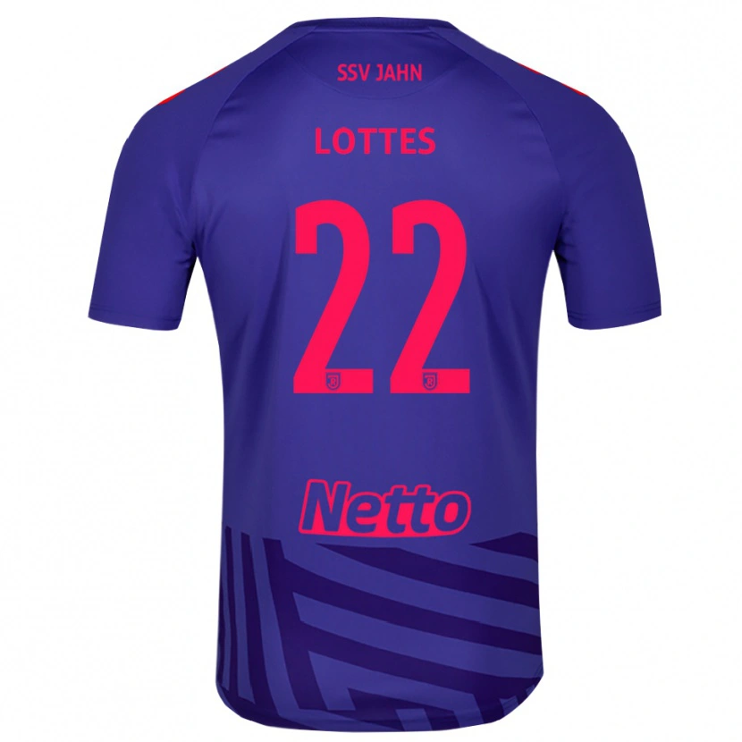 Danxen Uomo Benjamin Lottes #22 Maglia Gara Portiere Blu Reale Rosso 2025/26 Maglietta