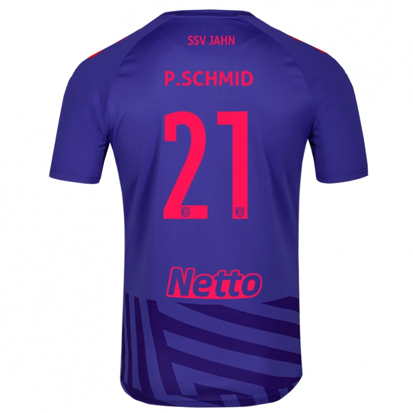 Danxen Uomo Paul Schmid #21 Maglia Gara Portiere Blu Reale Rosso 2025/26 Maglietta