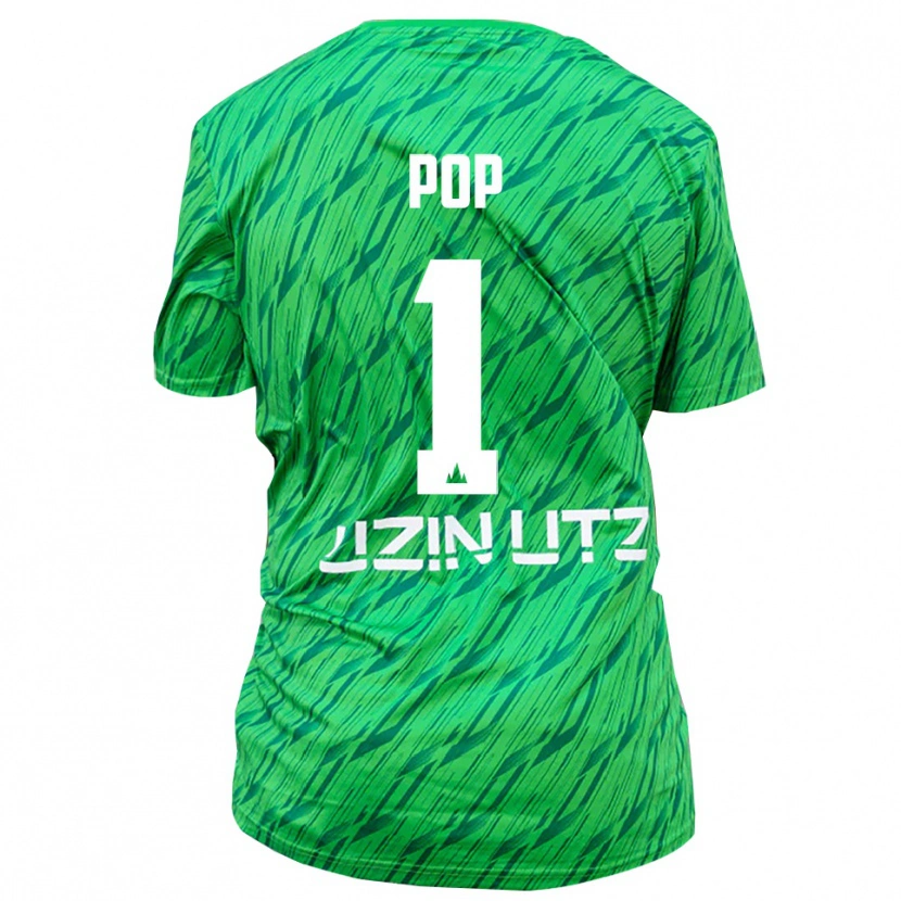 Danxen Uomo Nico Pop #1 Maglia Gara Portiere Verde Rosso 2025/26 Maglietta