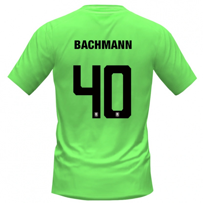Danxen Uomo Paul Bachmann #40 Maglia Gara Portiere Verde Primavera 2025/26 Maglietta