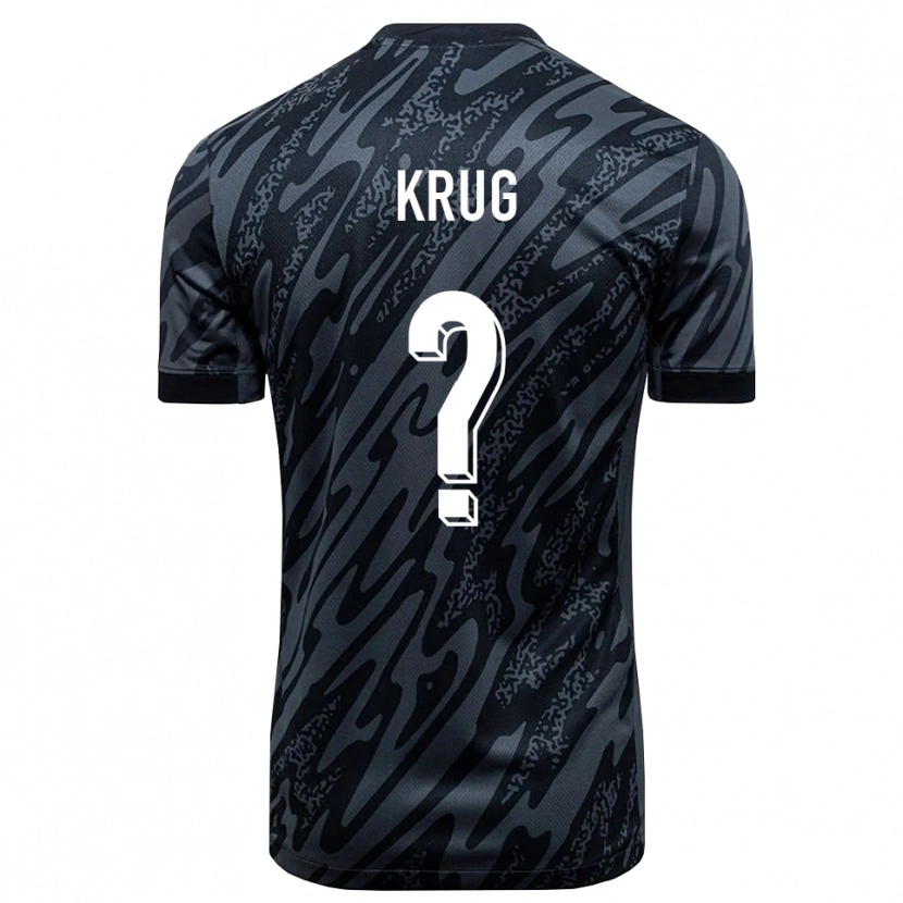 Danxen Uomo Jannis Krug #0 Maglia Gara Portiere Grigio Nero 2025/26 Maglietta