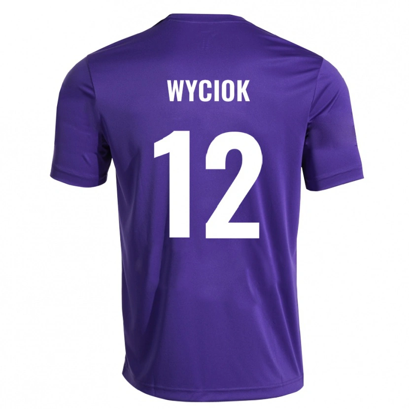Danxen Uomo David Wyciok #12 Maglia Gara Portiere Bianco Viola 2025/26 Maglietta