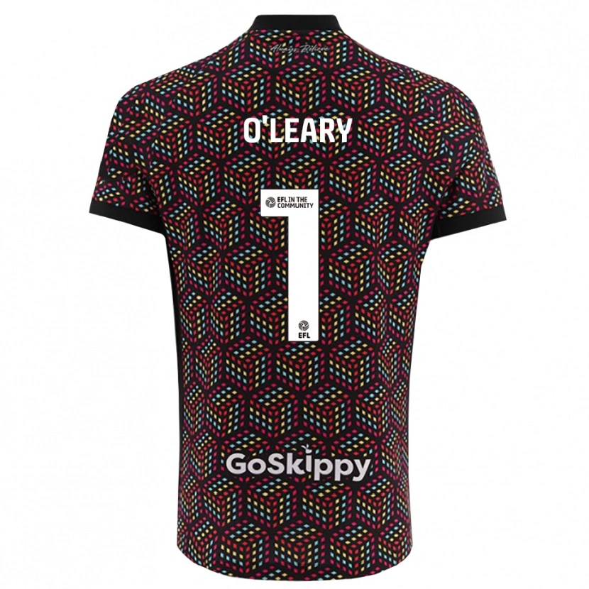 Danxen Uomo Max O'Leary #1 Maglia Gara Portiere Nero Bianco 2025/26 Maglietta