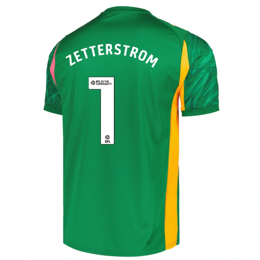 Danxen Uomo Jacob Widell Zetterström #1 Maglia Gara Portiere Verde Rosa 2025/26 Maglietta