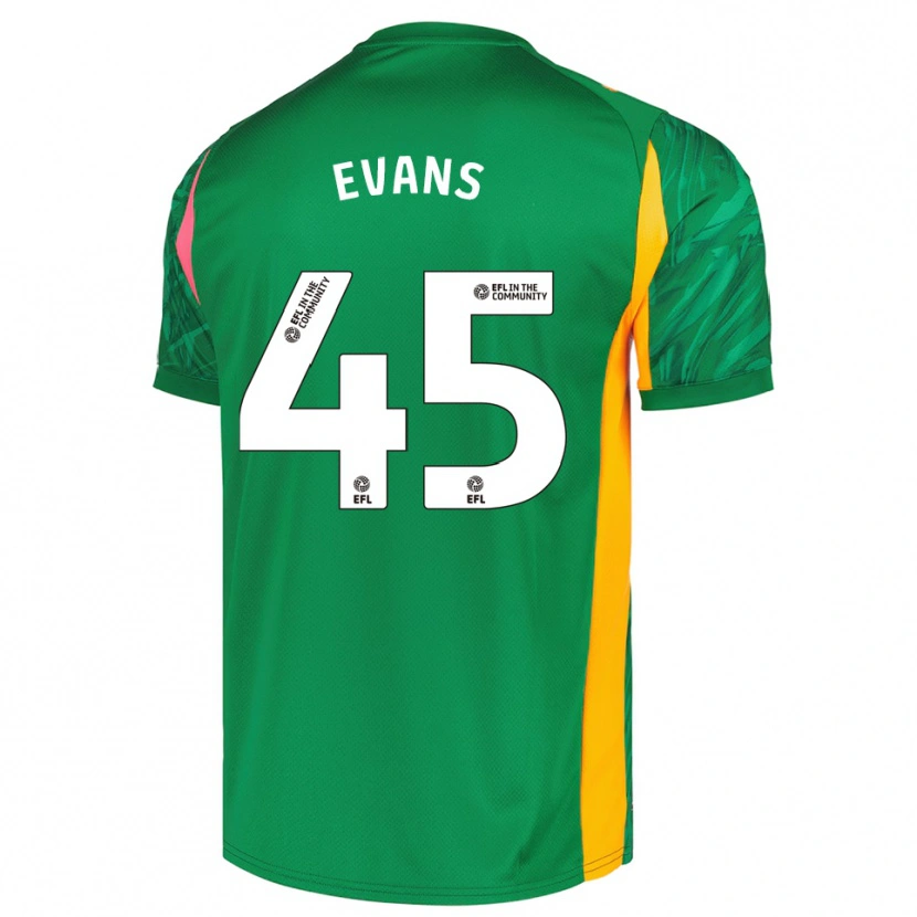 Danxen Uomo Harry Evans #45 Maglia Gara Portiere Verde Rosa 2025/26 Maglietta