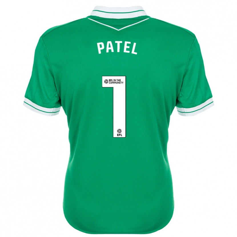 Danxen Uomo Ajae Patel #1 Maglia Gara Portiere Verde Bianco 2025/26 Maglietta