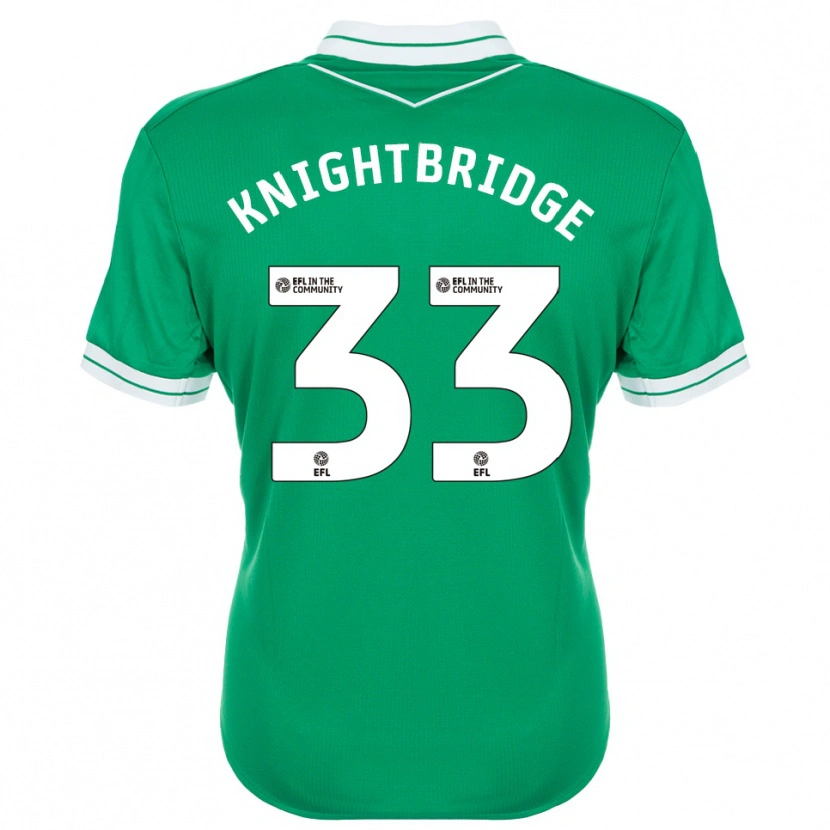 Danxen Uomo Jacob Knightbridge #33 Maglia Gara Portiere Verde Bianco 2025/26 Maglietta