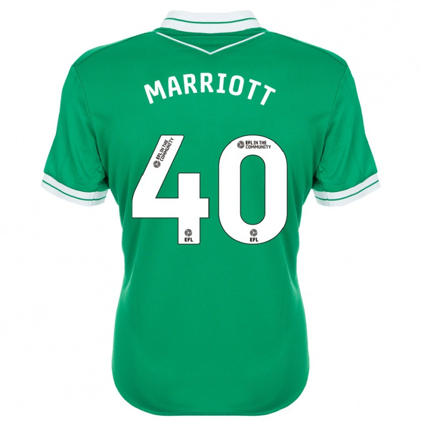 Danxen Uomo Monty Marriott #40 Maglia Gara Portiere Verde Bianco 2025/26 Maglietta