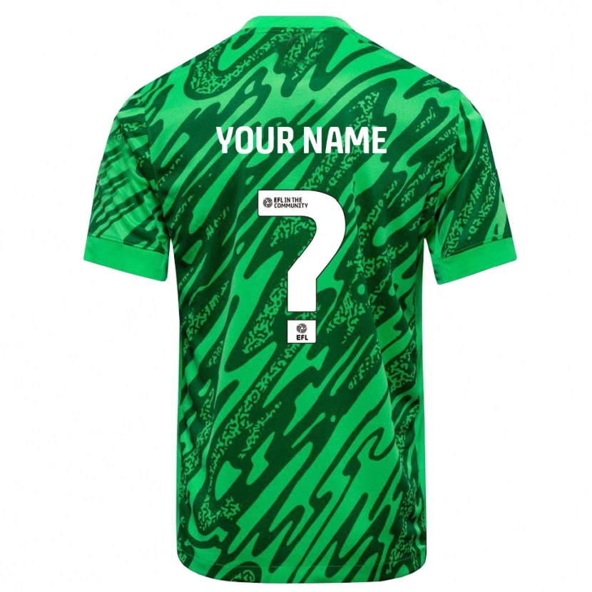 Danxen Uomo Portsmouth FC Maglia Gara Portiere Verde Foresta 2025/26 Maglietta