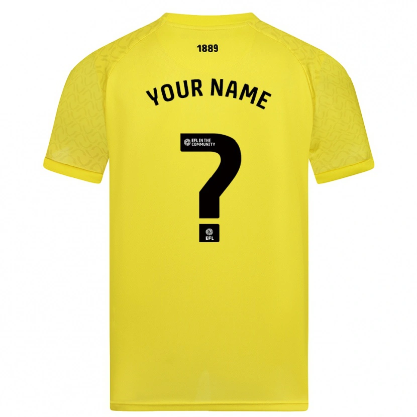 Danxen Uomo Sheffield United Maglia Gara Portiere Nero Giallo 2025/26 Maglietta