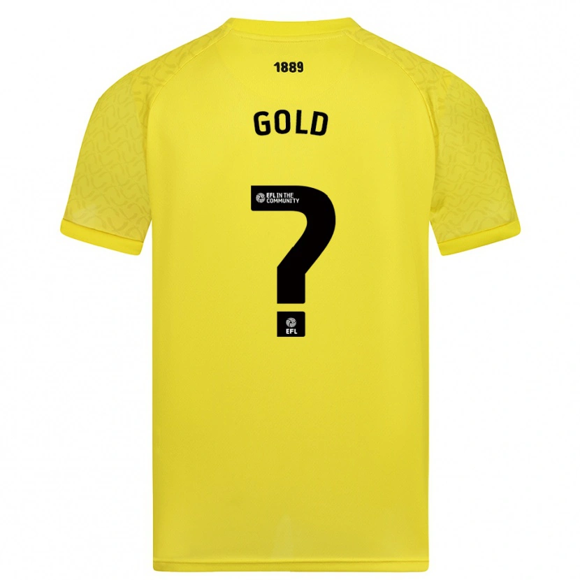 Danxen Uomo Ethan Gold #0 Maglia Gara Portiere Nero Giallo 2025/26 Maglietta