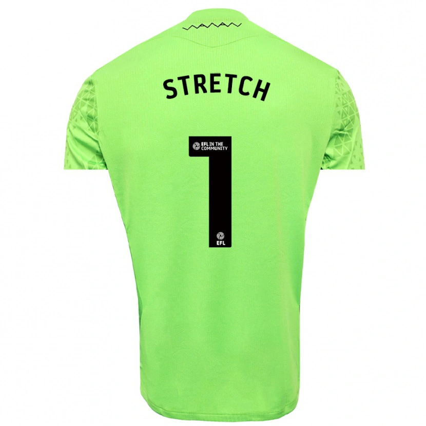 Danxen Uomo Logan Stretch #1 Maglia Gara Portiere Nero Lime 2025/26 Maglietta