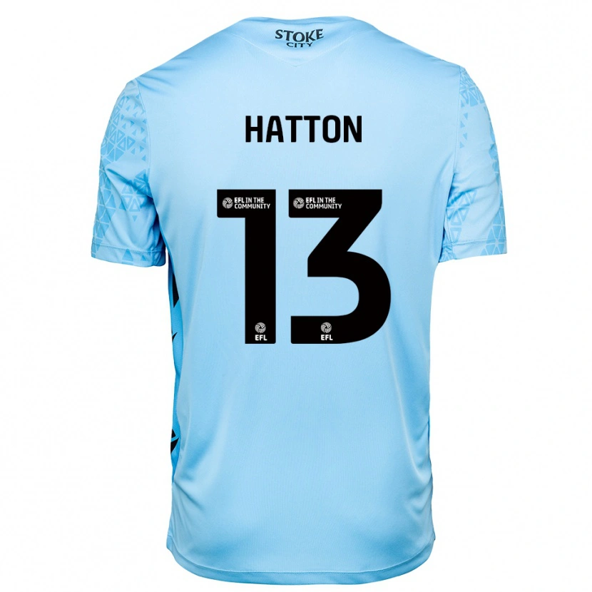 Danxen Uomo Oscar Hatton #13 Maglia Gara Portiere Azzurro Nero 2025/26 Maglietta