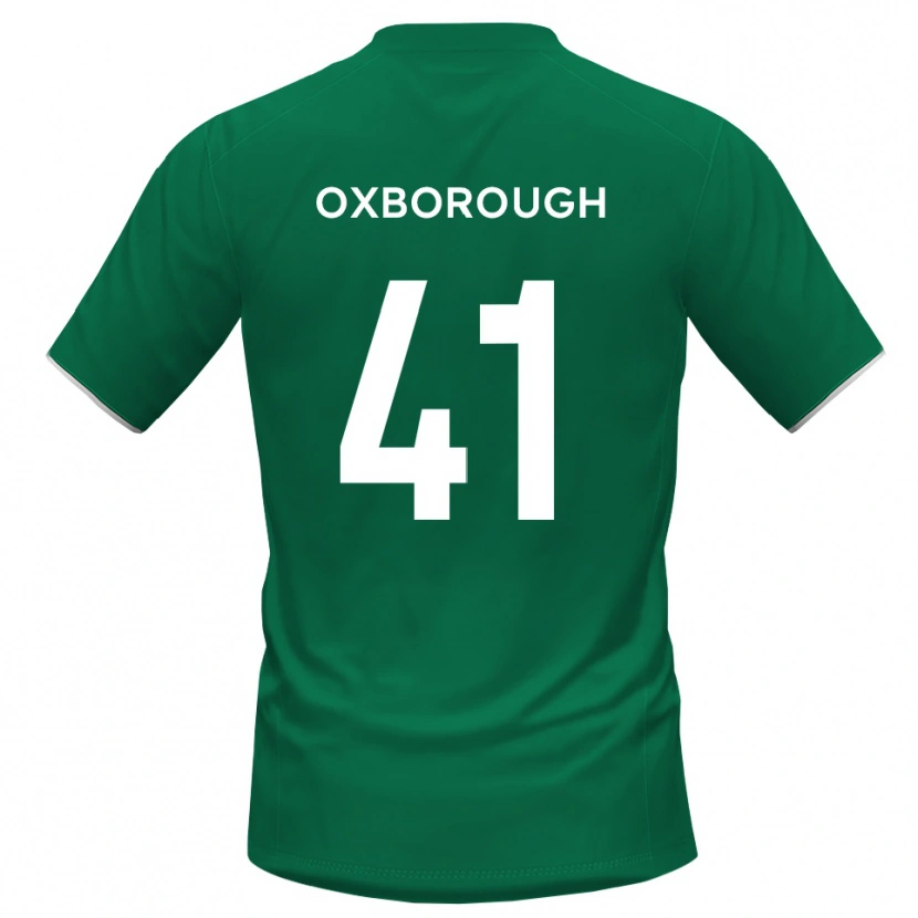 Danxen Uomo Ewan Oxborough #41 Maglia Gara Portiere Verde Bianco 2025/26 Maglietta