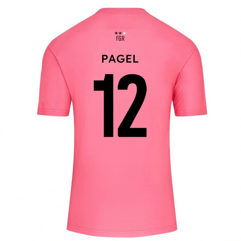 Danxen Uomo Fiachra Pagel #12 Maglia Gara Portiere Rosa Ciliegio 2025/26 Maglietta