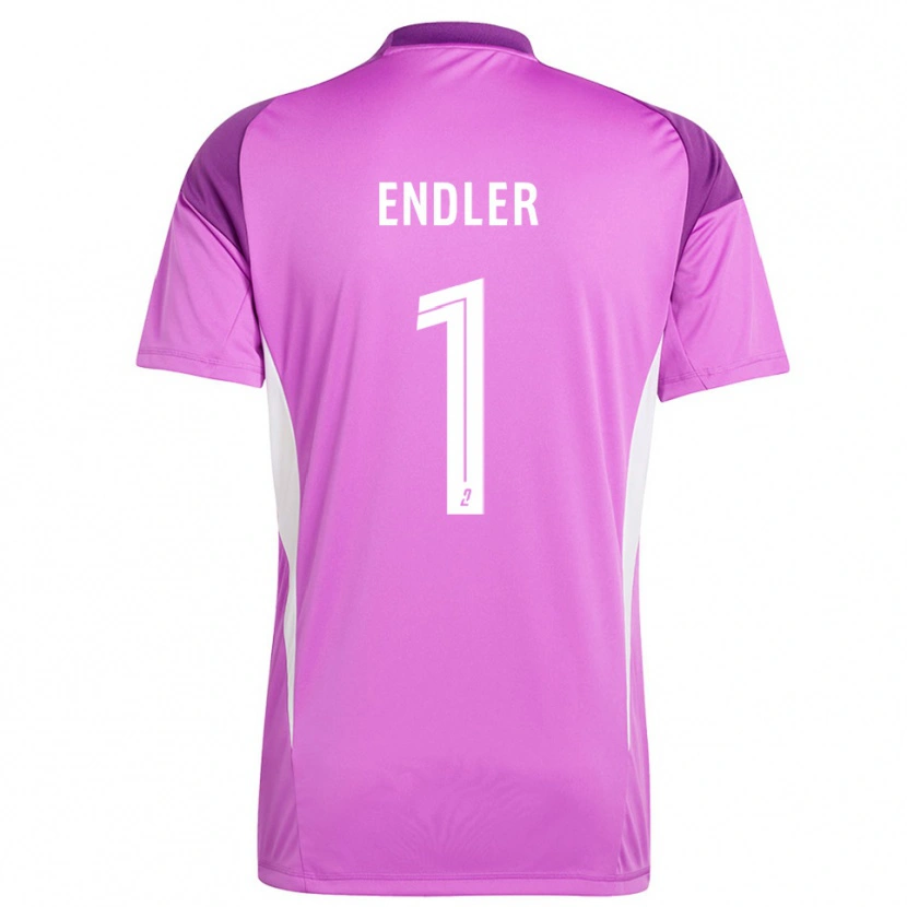 Danxen Uomo Christiane Endler #1 Maglia Gara Portiere Lavanda 2025/26 Maglietta