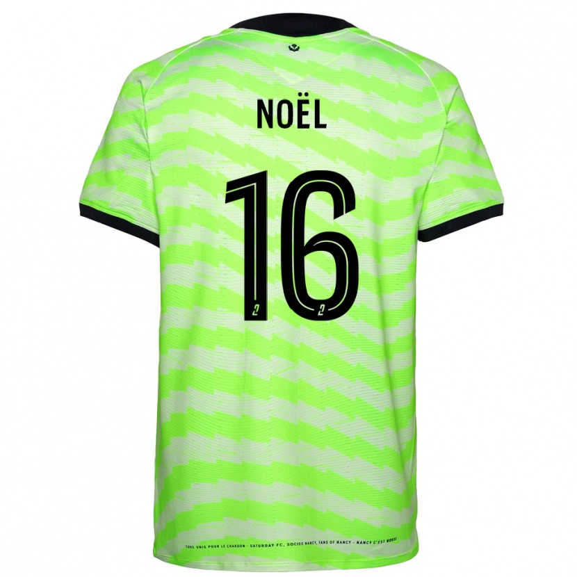 Danxen Uomo Kenzo Noël #16 Maglia Gara Portiere Verde Neon 2025/26 Maglietta