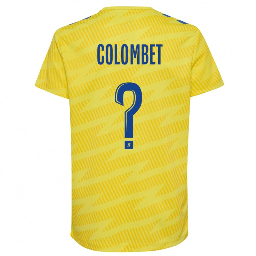Danxen Uomo Alexis Colombet #0 Maglia Gara Portiere Blu Giallo 2025/26 Maglietta
