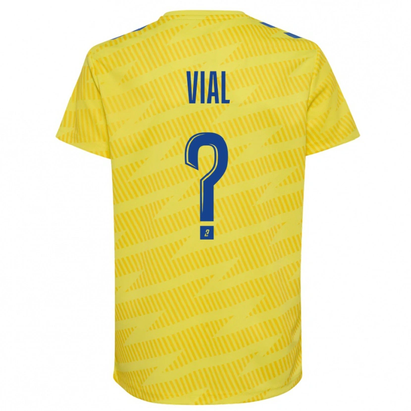 Danxen Uomo Lorik Vial #0 Maglia Gara Portiere Blu Giallo 2025/26 Maglietta