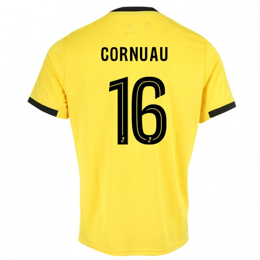Danxen Uomo Nino Cornuau #16 Maglia Gara Portiere Nero Giallo 2025/26 Maglietta