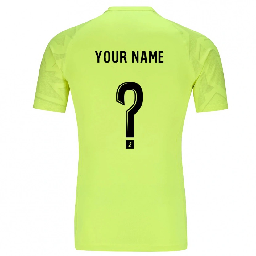 Danxen Uomo Red Star Paris Maglia Gara Portiere Verde Neon 2025/26 Maglietta