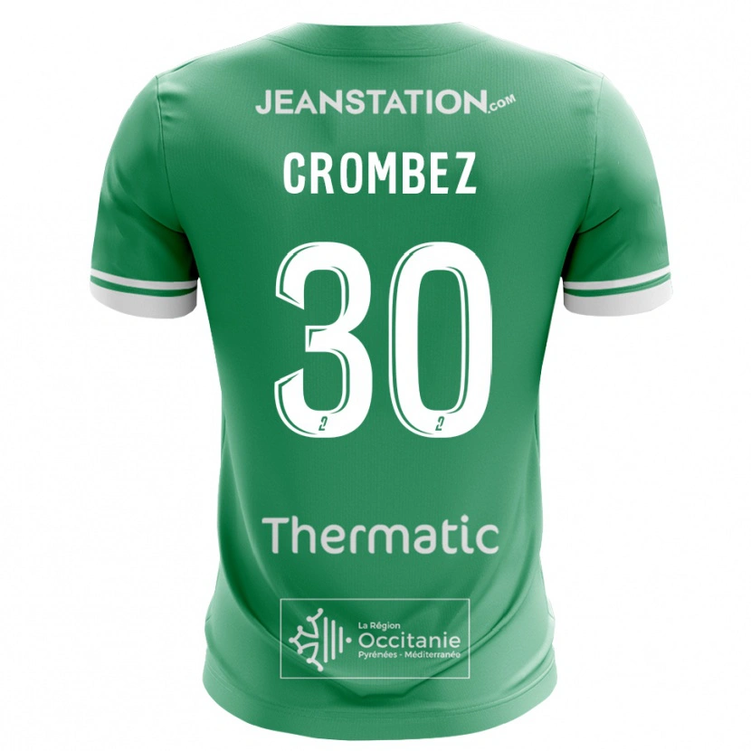 Danxen Uomo Enzo Crombez #30 Maglia Gara Portiere Verde Bianco 2025/26 Maglietta