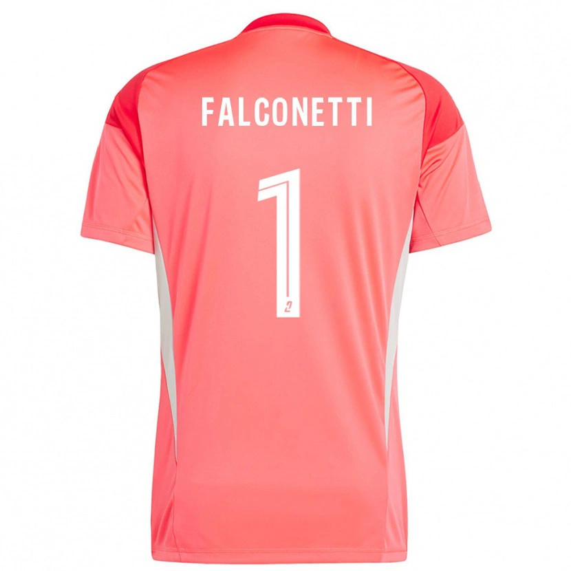 Danxen Uomo Thomas Falconetti #1 Maglia Gara Portiere Bianco Rosso Arancio 2025/26 Maglietta