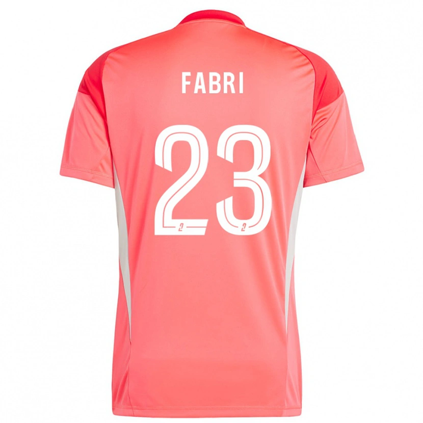 Danxen Uomo Julien Fabri #23 Maglia Gara Portiere Bianco Rosso Arancio 2025/26 Maglietta