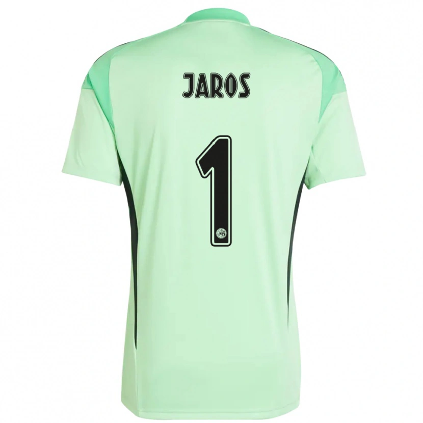 Danxen Uomo Vitezslav Jaros #1 Maglia Gara Portiere Verde Chiaro Nero 2025/26 Maglietta