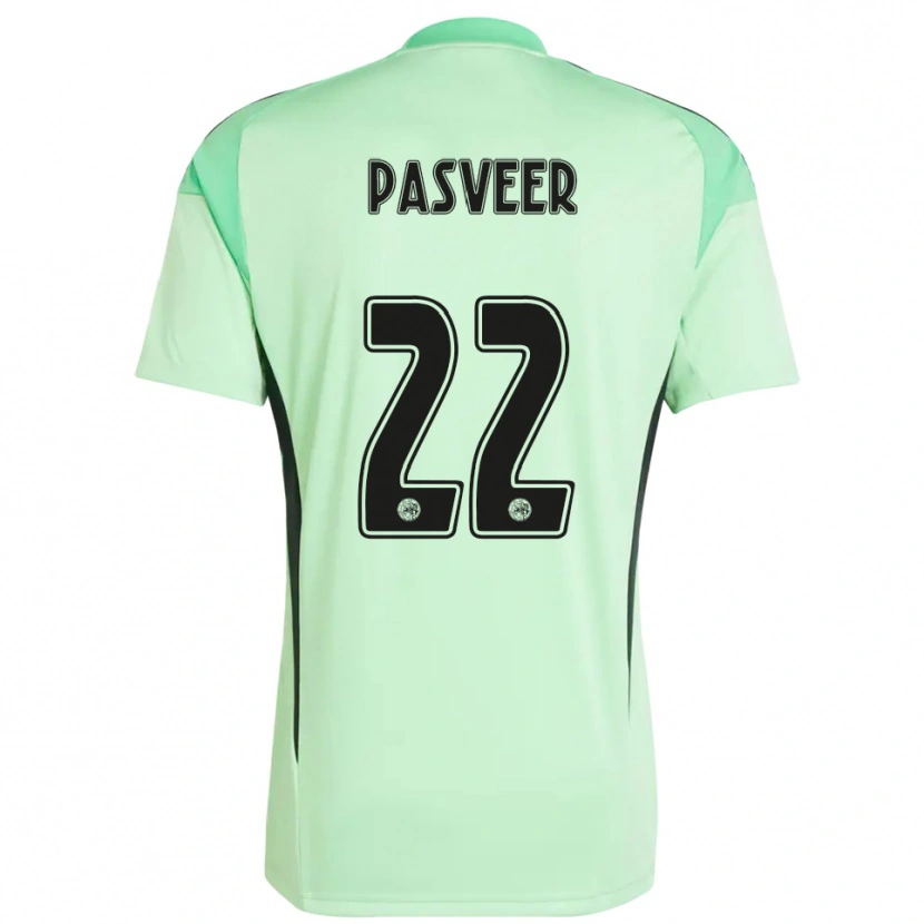 Danxen Uomo Remko Pasveer #22 Maglia Gara Portiere Verde Chiaro Nero 2025/26 Maglietta