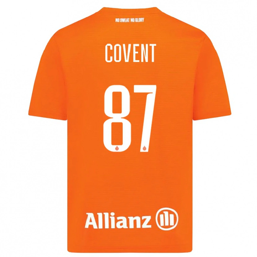 Danxen Uomo Jorijn Covent #87 Maglia Gara Portiere Arancio Bianco 2025/26 Maglietta