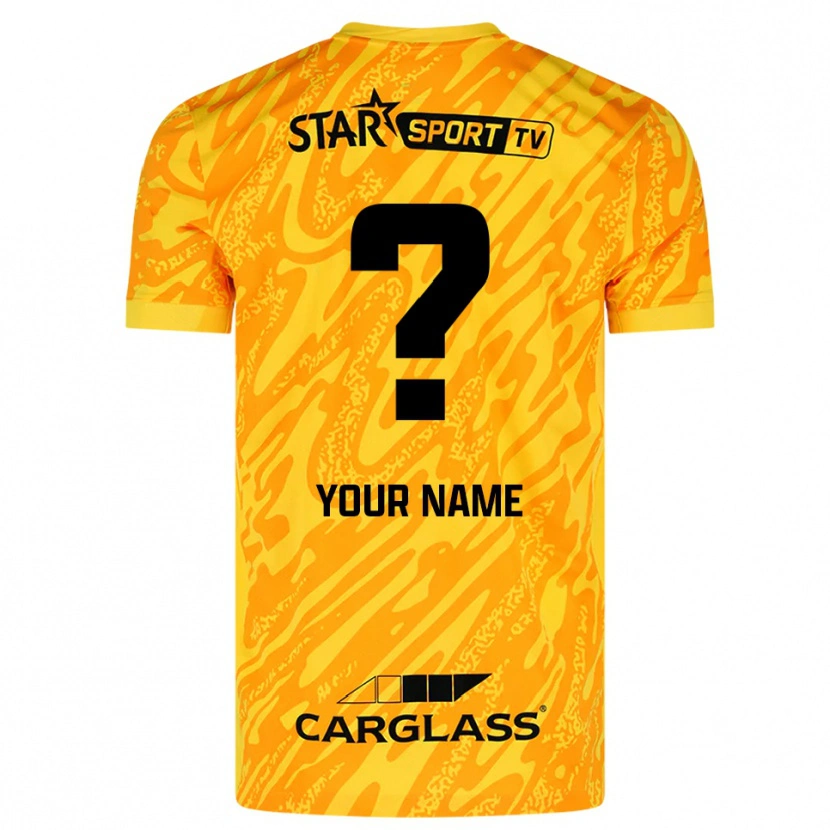 Danxen Uomo KRC Genk Maglia Gara Portiere Arancio Giallo Nero 2025/26 Maglietta