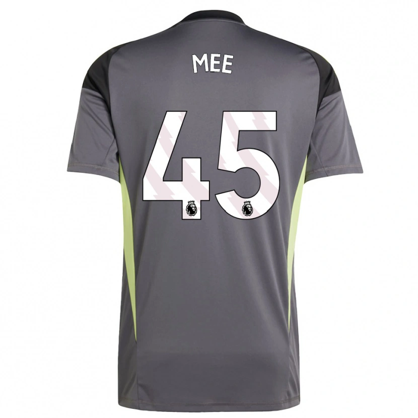 Danxen Uomo Dermot Mee #45 Maglia Gara Portiere Grigio Scuro Bianco 2025/26 Maglietta