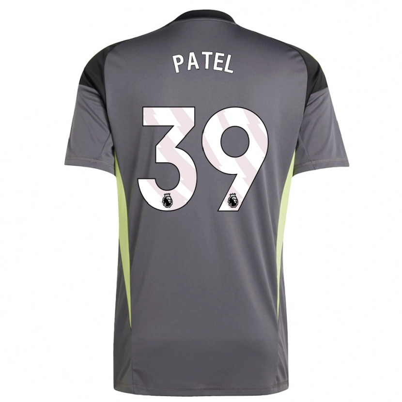 Danxen Uomo Safia Middleton-Patel #39 Maglia Gara Portiere Grigio Scuro Bianco 2025/26 Maglietta