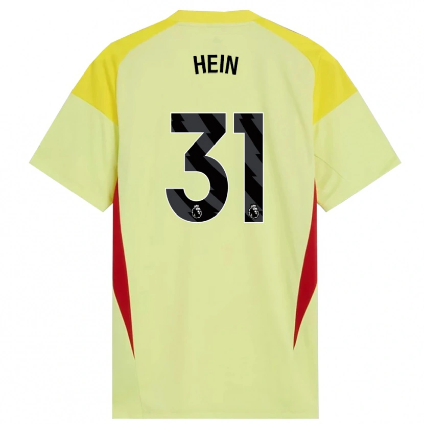 Danxen Uomo Karl Hein #31 Maglia Gara Portiere Giallo Rosso Nero 2025/26 Maglietta