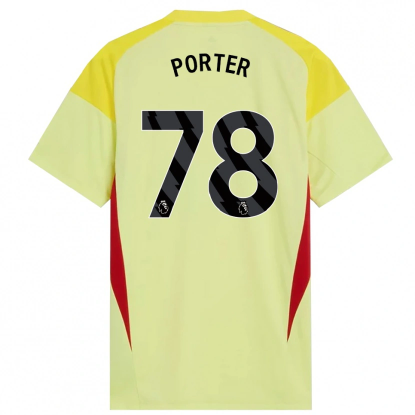 Danxen Uomo Jack Porter #78 Maglia Gara Portiere Giallo Rosso Nero 2025/26 Maglietta