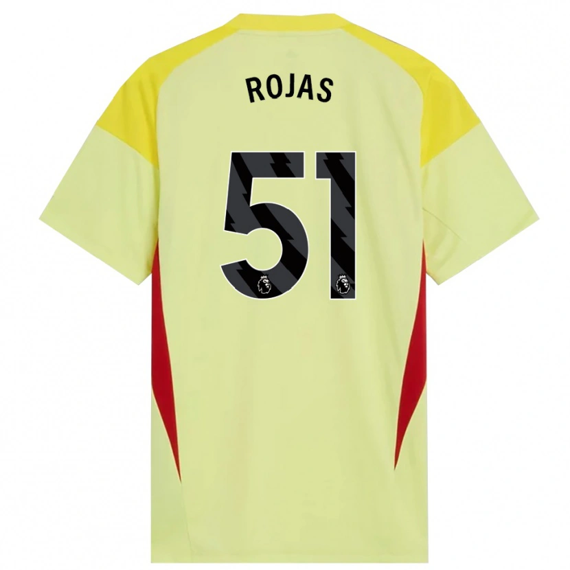 Danxen Uomo Alexéi Rojas #51 Maglia Gara Portiere Giallo Rosso Nero 2025/26 Maglietta
