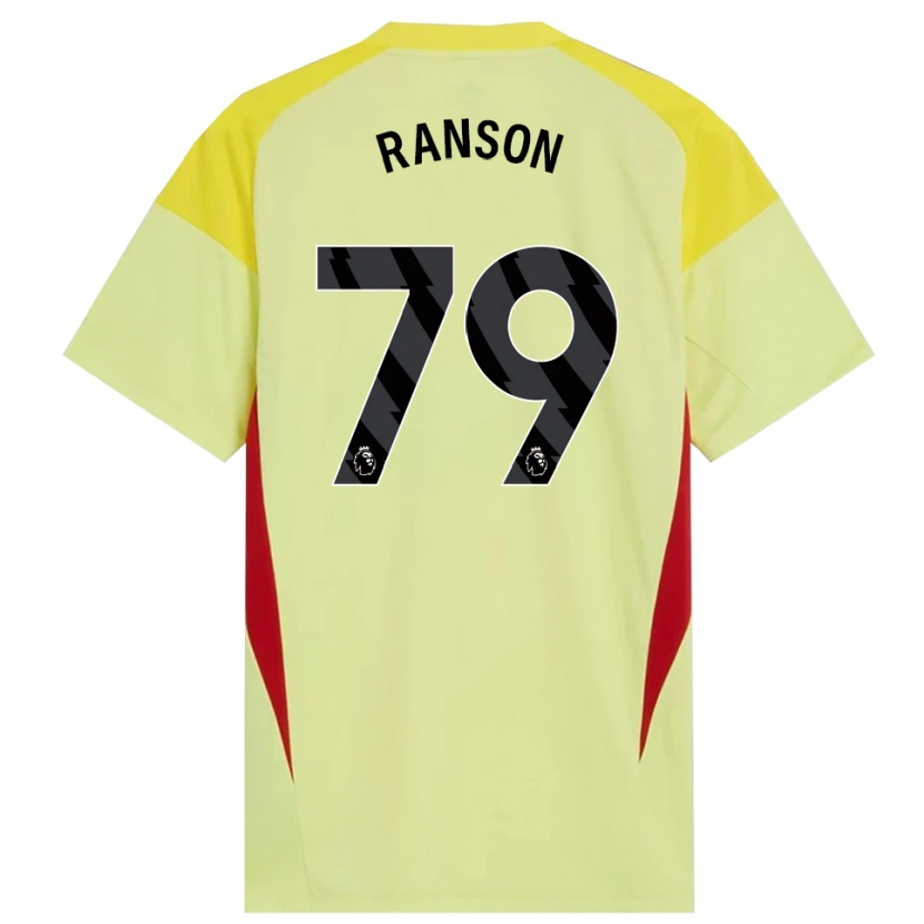 Danxen Uomo Khari Ranson #79 Maglia Gara Portiere Giallo Rosso Nero 2025/26 Maglietta