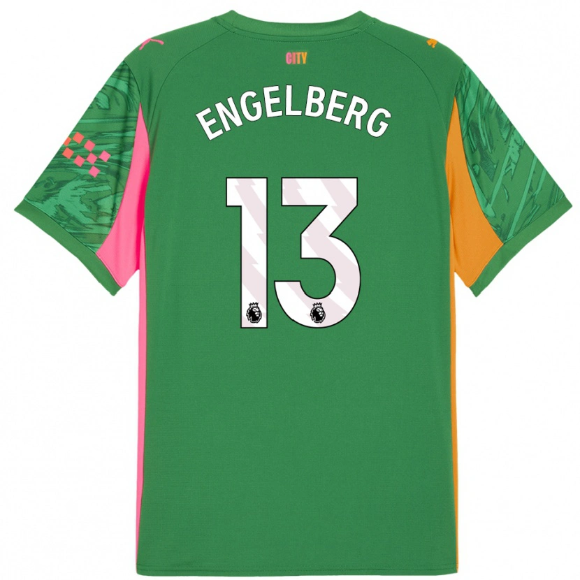 Danxen Uomo Stavros Engelberg #13 Maglia Gara Portiere Verde Arancio 2025/26 Maglietta