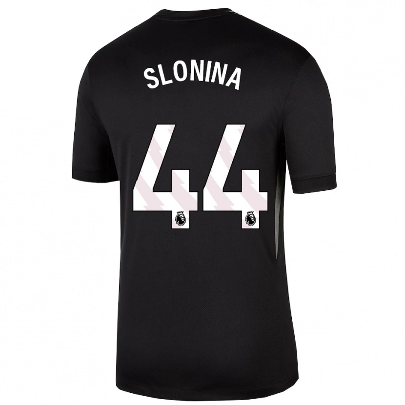 Danxen Uomo Gabriel Slonina #44 Maglia Gara Portiere Bianco Nero 2025/26 Maglietta