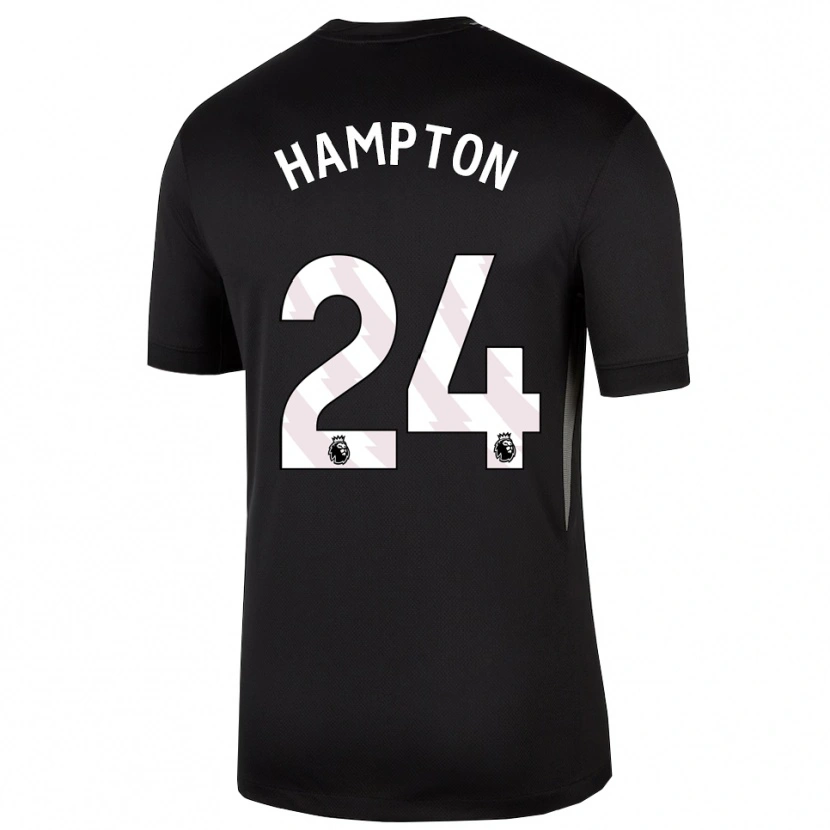 Danxen Uomo Hannah Hampton #24 Maglia Gara Portiere Bianco Nero 2025/26 Maglietta