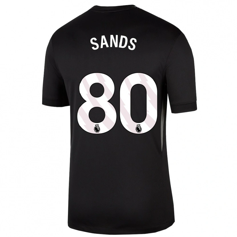 Danxen Uomo Hudson Sands #80 Maglia Gara Portiere Bianco Nero 2025/26 Maglietta