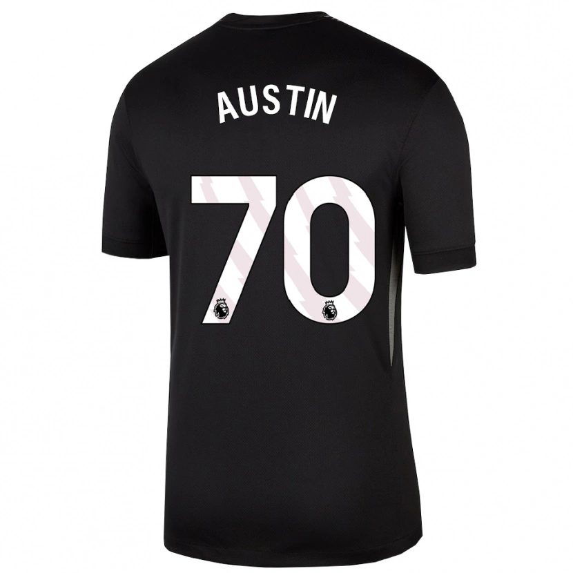 Danxen Uomo Jack Austin #70 Maglia Gara Portiere Bianco Nero 2025/26 Maglietta