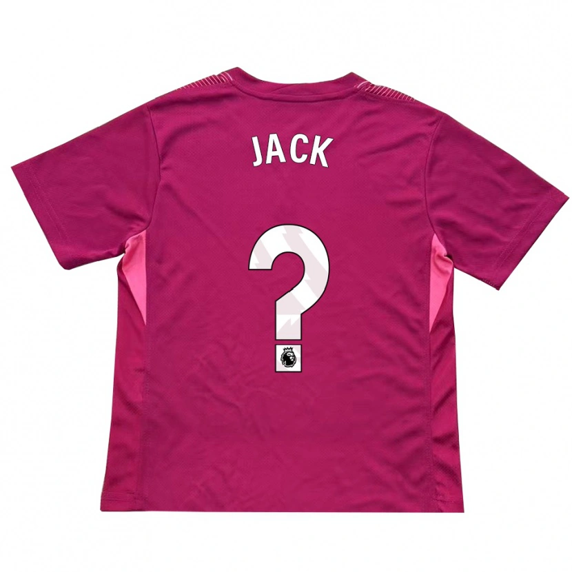 Danxen Uomo Mikel Jack #0 Maglia Gara Portiere Rosa Bianco 2025/26 Maglietta
